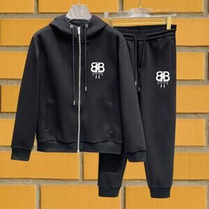 Classic Balenciaga Black Suits Men's